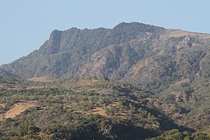 View of the mountain from the northeast