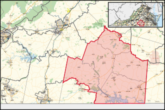 District map Virginia's 50th House of Delegates district (since 2024).svg