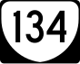 State Route 134 маркер