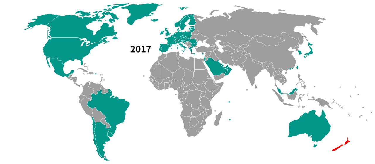 Visa policy of New Zealand 2017