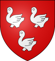 Arms of the Viscount of Oxfuird, Chief of Clan Makgill. Viscount of Oxfuird arms.svg