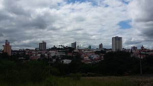 Vista de Tietê a partir do Jardim Rodrigues de Moraes