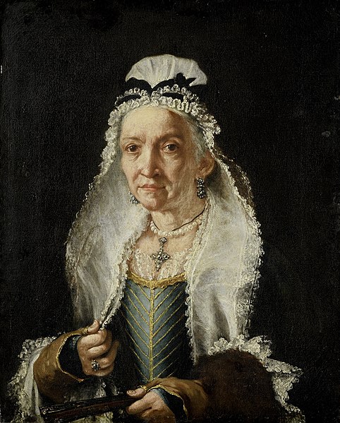 File:Vittore Ghislandi - Portret van een oude dame.jpg