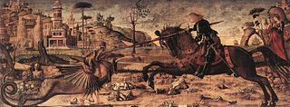<i>St. George and the Dragon</i> (Carpaccio) Painting by Vittore Carpaccio