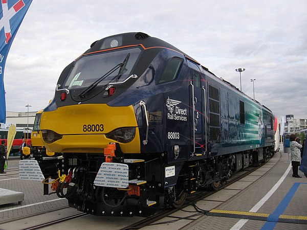 Class 88 locomotive 88003 at InnoTrans 2016