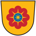 eine Rosette im Wappen der Stadt Straßburg (Kärnten), Österreich