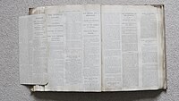 Pages from a War News clippings book