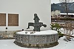 War memorial, weeping mother