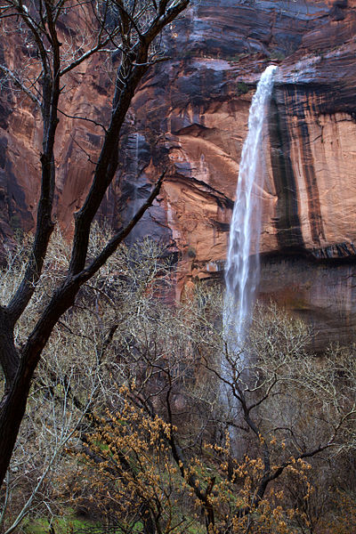 File:Waterfall at Emerald Pools in Zion National Park.jpg