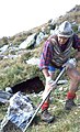 Trail construction on the Speikboden at the end of the 1990s and in the early 2000s