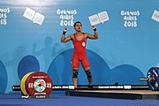 Deutsch: Gewichtheben bei den Olympischen Jugendspielen 2018; Tag 2, 10. Oktober 2018; Jungen 62 kg English: Weightlifting at the 2018 Summer Youth Olympics at 8 October 2018 – Boys' 62 kg