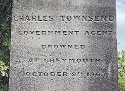 Charles Townsend inscription