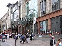 Buchanan Galleries, located at the north end of Buchanan Street. Wfm buchanan galleries outside.jpg