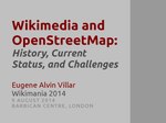 Thumbnail for File:Wikimedia and OpenStreetMap (Wikimania 2014 presentation).pdf