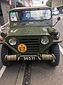 Jeep aus den 1960er, dem Luxemburger Militär überlassen und nach Auserdienststellung als Weltkrieg II Fahrzeug aufgebaut