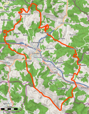 Kokapen mapa/Zornotza