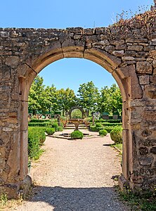 Renaissance garden Écomusée d’Alsace Ungersheim France.