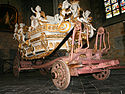 The Car d'Or (Golden Carriage) shown in the collegiate church