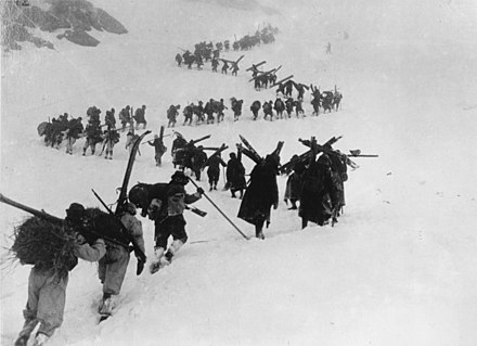 Italian mountain troops in WWI