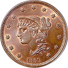 1839 Braided Hair cent obverse.jpg