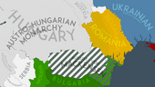 The Carpatho-Danubian-Pontic Space on 9 April 1918, after the Sfatul Țării of the Moldavian Democratic Republic voted to unite with Romania, maintaining its autonomy.