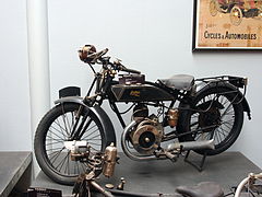 Gillet Herstal, “Tour du monde”, 350 cm3 au Musée de la Moto et du Vélo à Amneville.