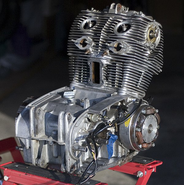 1962 Honda CB77 Superhawk 305 cc (18.6 cu in) twin engine