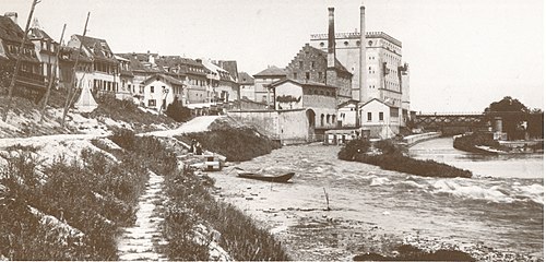 Mühlen und Pumpwerk Maxbrücke vor 1902