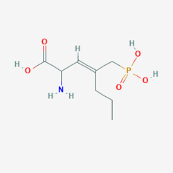 2-Amino-4-propyl-5-phosphono-3-pentenoic acid