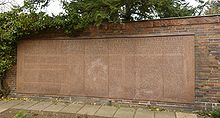 Red marble tablet recording the names of 327 men and women who died fighting Fascism between 1933 and 1945 2010-04-14 Grosse Gedenktafel ZF Friedrichsfelde.jpg