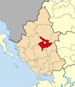 Poziția localității Ioannina