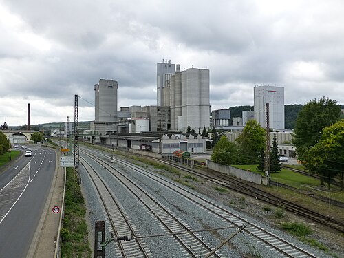 Industry in Karlstadt on the Main in 2013