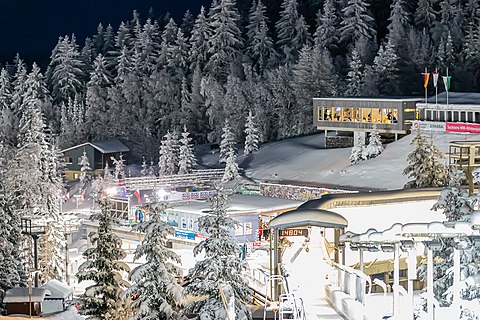 IBSF World Championships Bobsleigh and Skeleton Altenberg: Atmosphere at the World Championships, very quiet event site due to the excluded spectators due to Corona