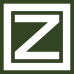 "Z" 기호 (정사각형 테두리)