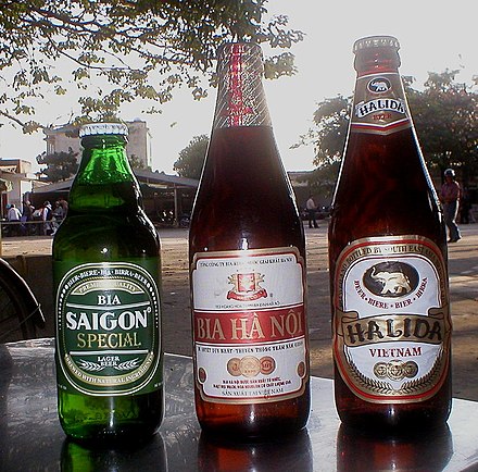 Different Vietnamese beers