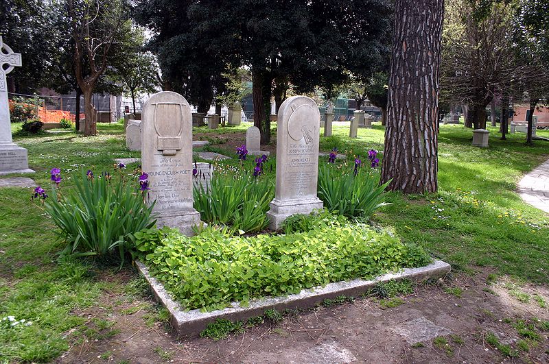 File:9056 - Roma - Cimitero acattolico - Tombe di Keats & Severn - Foto Giovanni Dall'Orto, 31-March-2008.jpg