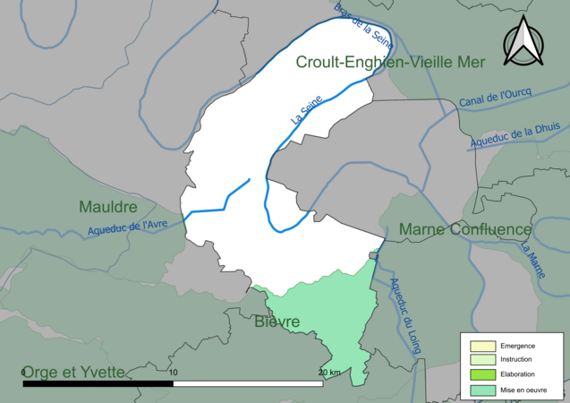 Carte des SAGE au 17 juin 2022.