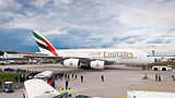 Airbus A380 von Emirates auf der ILA 2012
