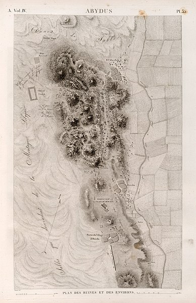 Pl.35- Plan des ruines et des environs