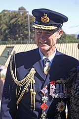 Šňůry na uniformě hlavního maršála australského letectva