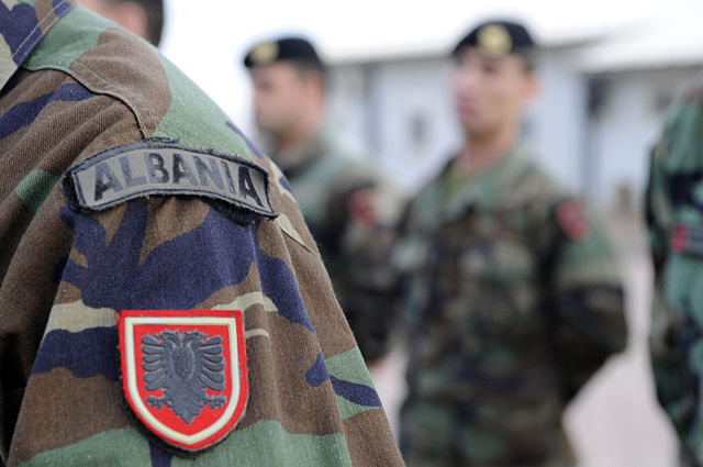 Albanian Army badges