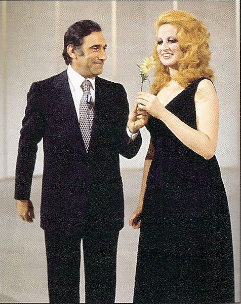 Mina with Alberto Lupo, 1972