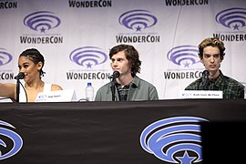 Alexandra Shipp, Evan Peters & Kodi Smit-McPhee (47519171411).jpg