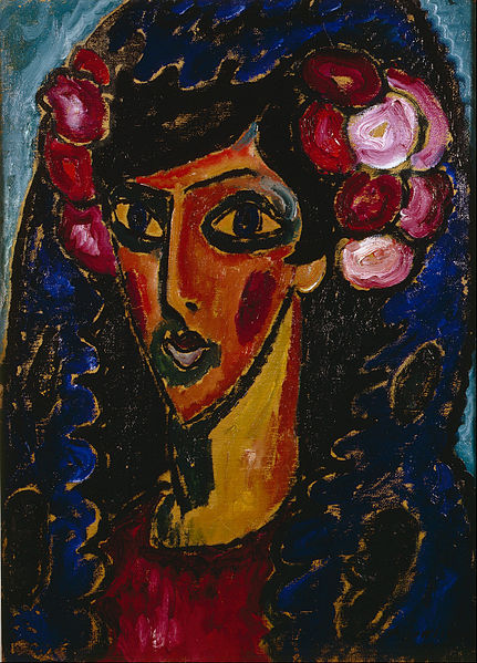 File:Alexej von Jawlensky - The Blue Mantilla - Google Art Project.jpg