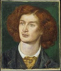 Algernon Charles Swinburne, 1862, por Dante Gabriel Rossetti.