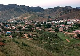 Vista da cidade de Alvarenga