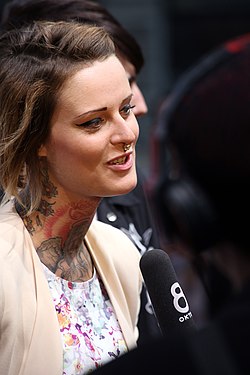 Amadeus Austrian Music Awards 2014 - Jennifer Rostock 3.jpg