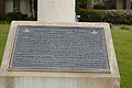 English: Plaque accompanying the statue of Charles Upham at Amberley, New Zealand