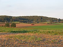 Blick auf den Kluisberg in den Flämischen Ardennen