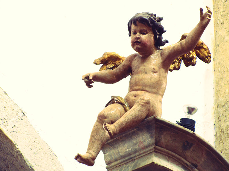 File:Angel statue in Ptuj.jpg